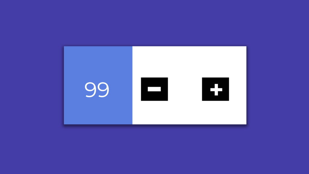 How to Create an Increment Decrement Control in React - Website Design ...